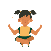consuelozobelalgerfoundation girl children child calm Sticker