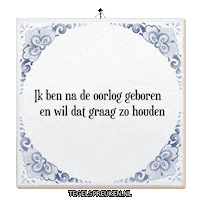 Respect Hoop Sticker by Tegelspreuken.nl