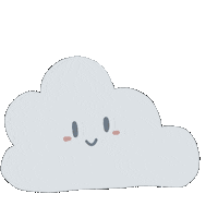 Sunny Day Cute Cloud Sticker