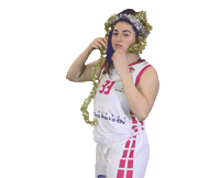 FoA_Naiset basketball hoops naisten korisliiga basketball player Sticker