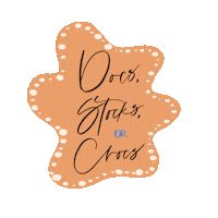 katemichelledesign blue orange lettering shoes Sticker