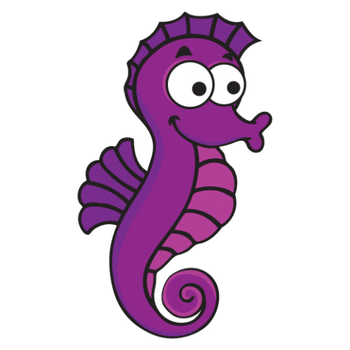 Seahorse Swim Lessons Sticker by Buzz Franchise Brands