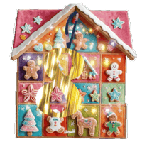 Glow Merry Christmas Sticker
