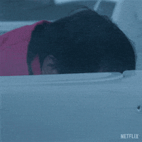 Scared Hiding GIF by NETFLIX