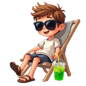 Summer Beach Sticker
