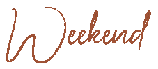 Weekend Sticker