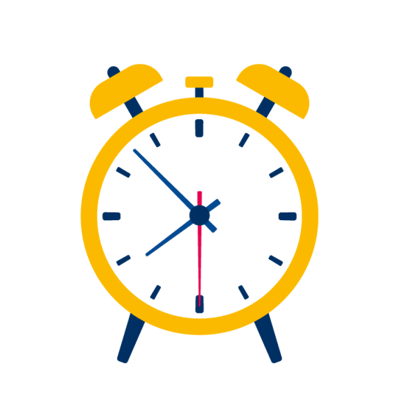 Alarm Wakeup Sticker by Coop Norge