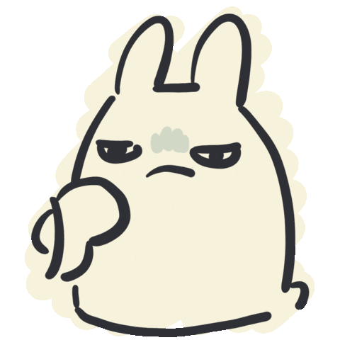 Angry Loop Sticker by bunny_is_moving