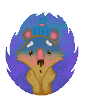 Scared Cats Sticker