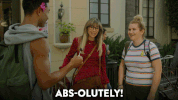 jillian bell abs-olutely GIF by Idiotsitter