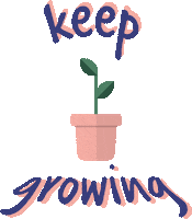 Plant Grow Sticker by Paloma Beauty
