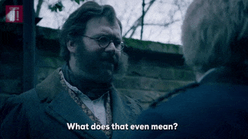 what does this even mean murder in successville GIF by BBC