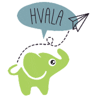 junglebabyrs hvala junglebaby Sticker