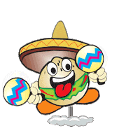 silvereeps happy loop sombrero tongue out Sticker