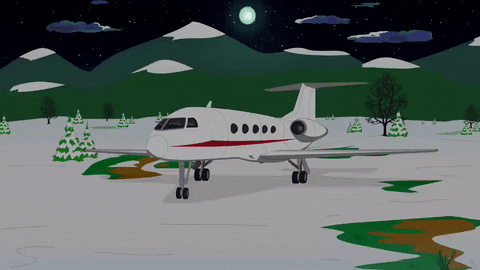 plane airplane GIF by South Park 