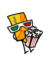 TarjetaElebar cine pochoclo elebar tarjetaelebar Sticker