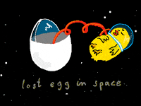 Mikbulp coffee space ghost tea GIF