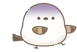 Bird 倒れる Sticker