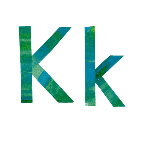 carter_higgins giphyupload alphabet letters k Sticker