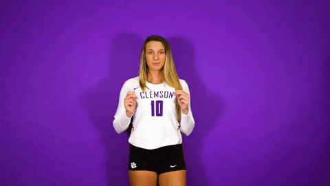 Clemsonvb Championshipbehavior GIF by Clemson Tigers