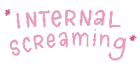 Internal Screaming Sticker