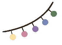 Christmas Rainbow Sticker