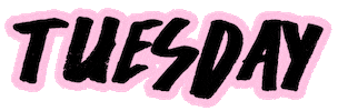 Tuesday Wakeup Sticker