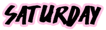 Weekend Saturday Sticker