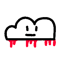 Halloween Dripping Sticker by Volt – Burn More Brightly