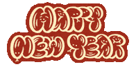 Happy New Year Sticker