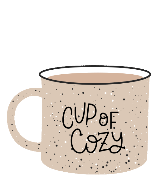 Coffee Camp Mug Sticker by Spruce + Sky