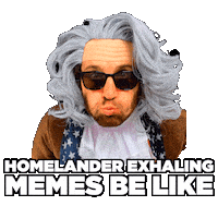 Deep Breath Sigh Sticker