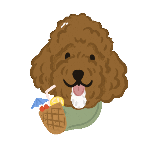 Dog Sticker by Ann of Facedit