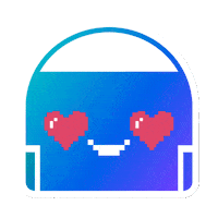 In Love Twohearts Sticker by Ozobot
