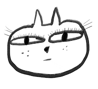 Cat Cartoon Sticker