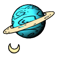 Planet Day Trip Sticker by Exchange LA