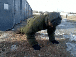 soldier pushups GIF