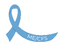 SweetbriarSisters chronic illness mecfs spoonies awareness ribbon Sticker