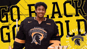 Black And Gold Celebration GIF by Waterloo Warriors