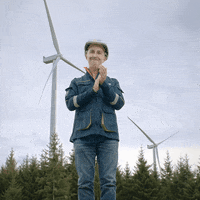 Wind Power Smile GIF by EDF Officiel