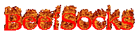 Fire Text Sticker
