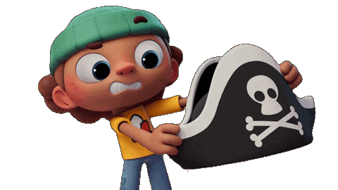 Hat Pirate Sticker by Mojo Swoptops