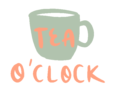 Tea Time Sticker