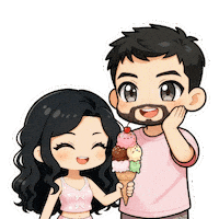 Ice Cream Summer Sticker