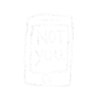 Not You Sticker