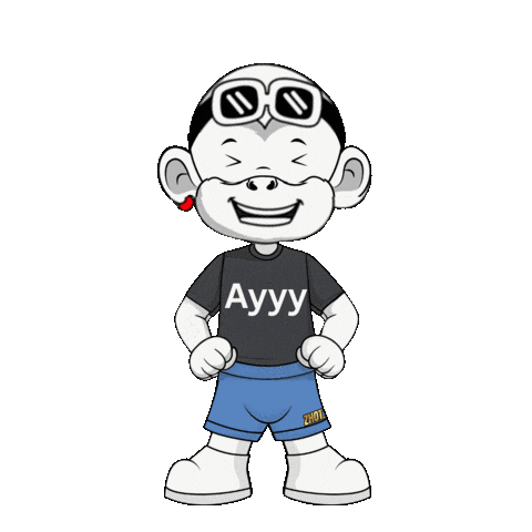 Animated Gif Teehee Sticker by Zhot