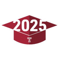 Class Of 2025 Sticker by Temple University