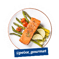 PGourmet peixe salmao peixegourmet domarparasuamesa Sticker