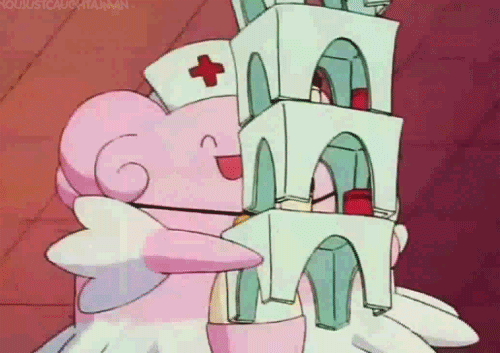 pink running GIF