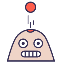 eyes going crazy Sticker by Curology